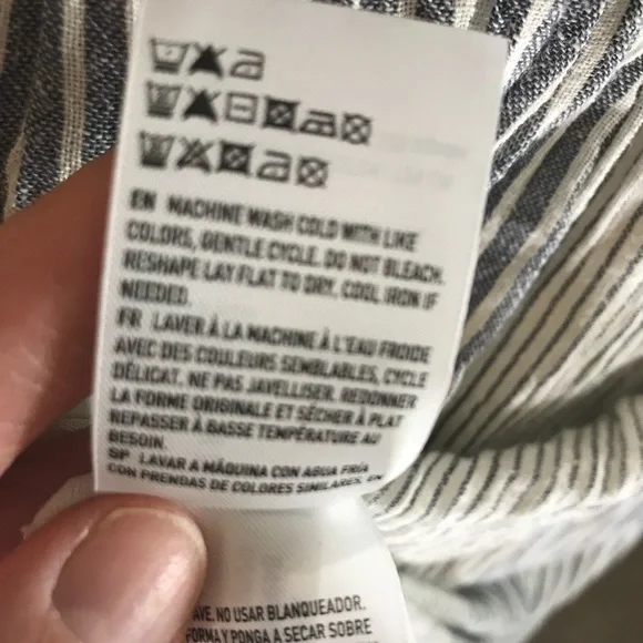 AEO ☀️One shoulder striped dress - Picture 13 of 13